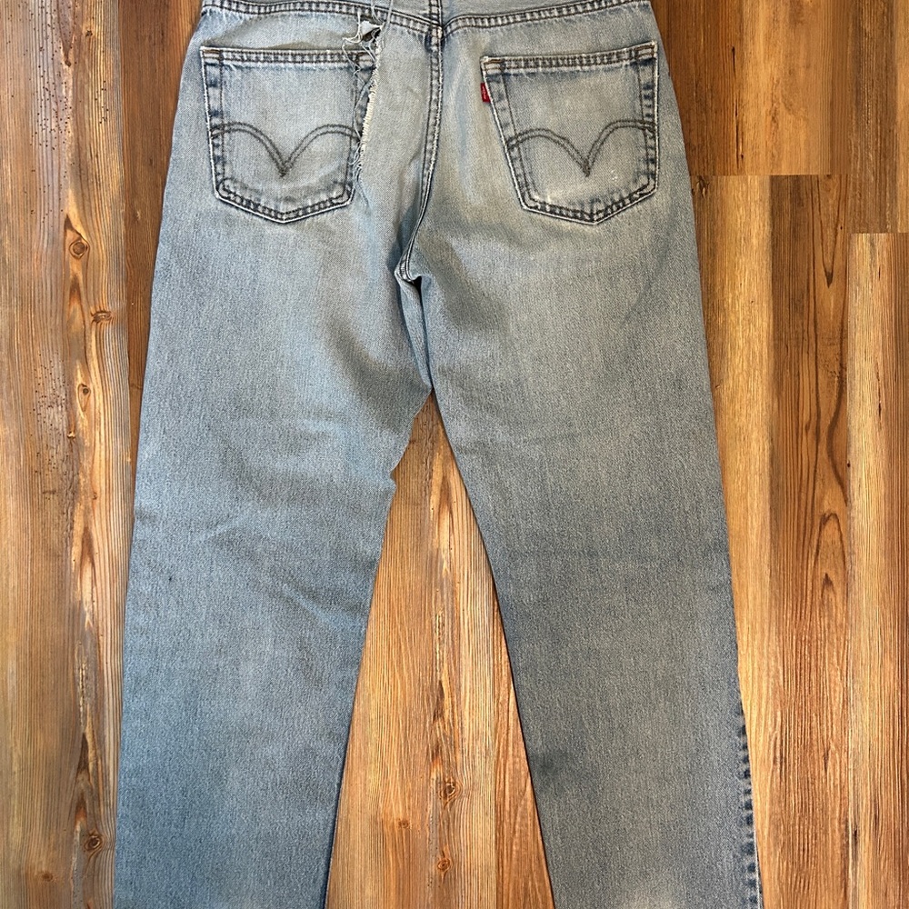 Levi's Light Blue Straight Jeans